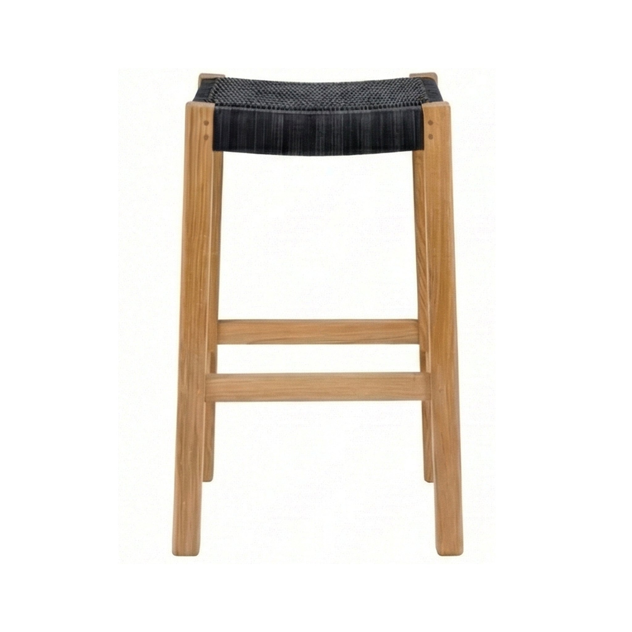 Henri Backless Teak Outdoor Bar Stool
