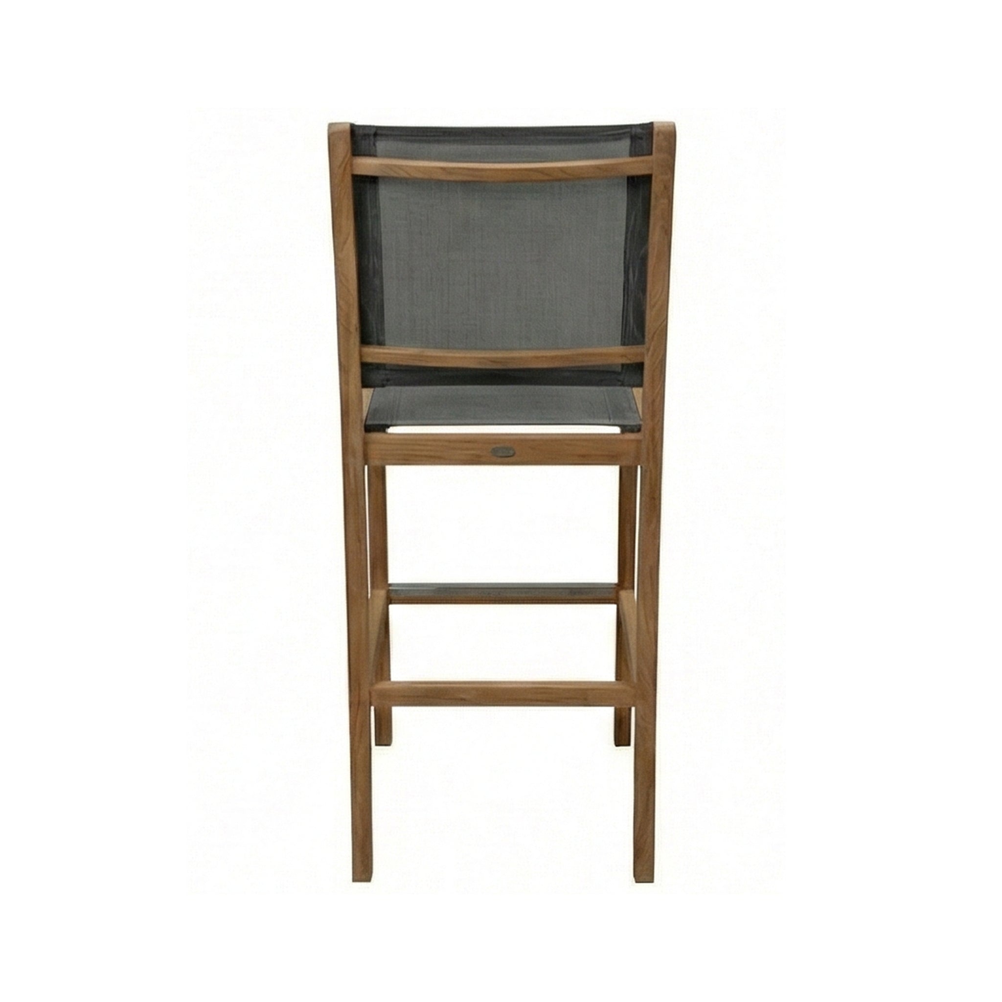 Morgan Armless Teak Outdoor Bar Stool