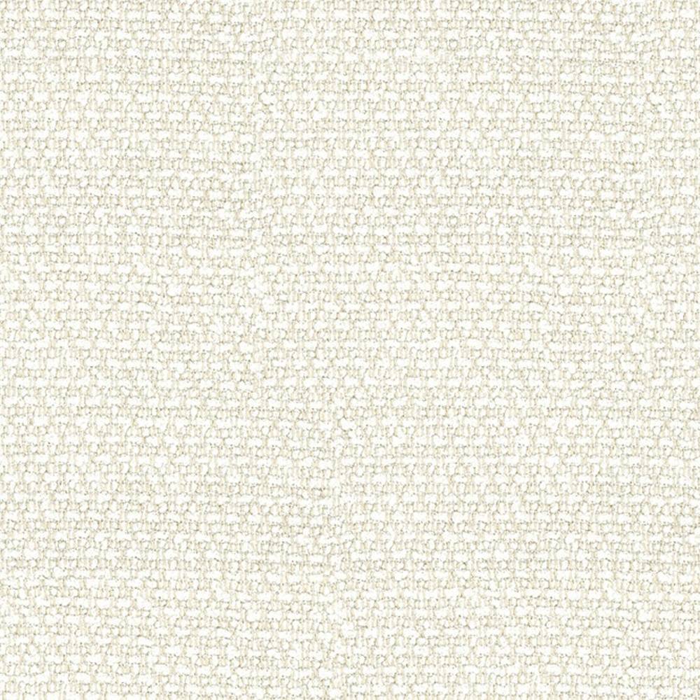 Close-up of cream white boucle upholstery fabric showing a tight, looped texture, 100% polyester performance fabric suitable for contemporary sofas.