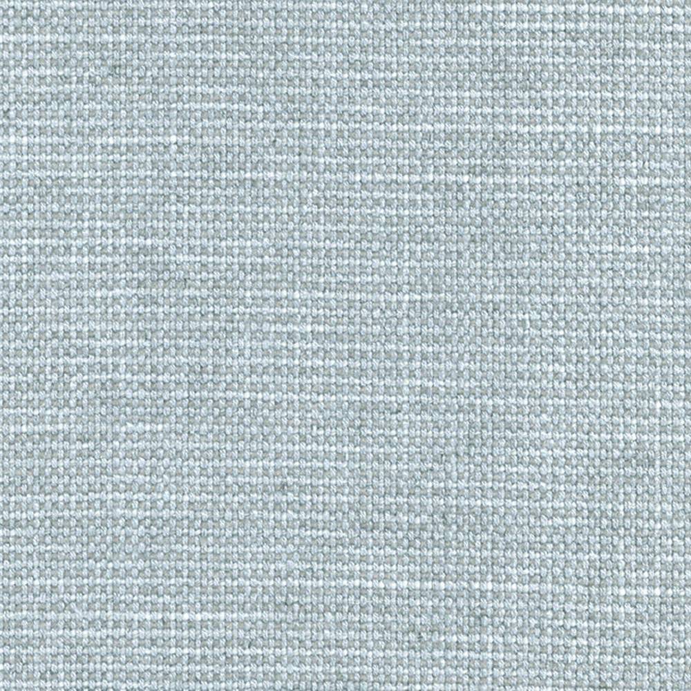 Close-up of a pale neutral woven upholstery fabric for sofas, showing a small-scale basketweave texture in a light ivory-gray tone, made from a blend of wool, linen, viscose, acrylic and polyester.