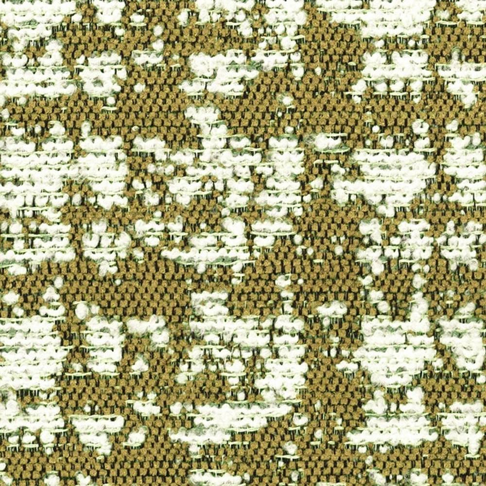 Close-up of beige and white woven upholstery fabric showing looped boucle yarn and tight plain weave; 41% viscose, 9% acrylic, 50% polyester sofa fabric in a contemporary style.