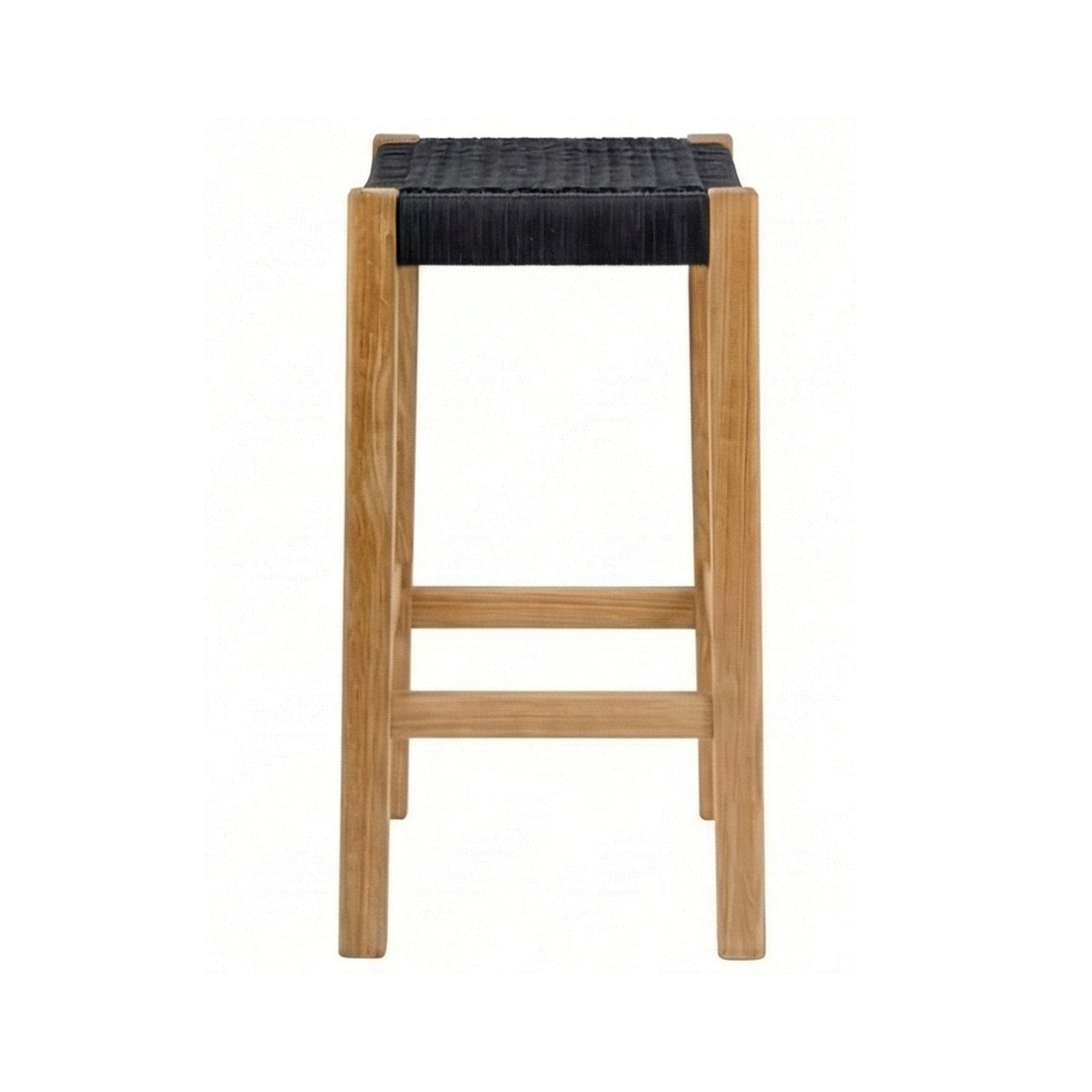 Henri Backless Teak Outdoor Bar Stool