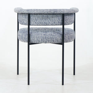 Mikra Dining Chair Grey Boucle