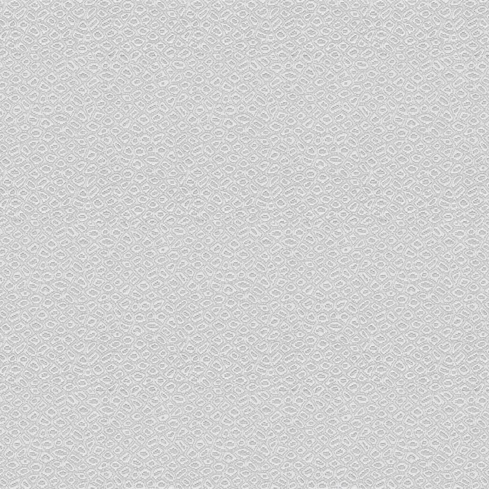 Close-up of white-beige textured upholstery fabric showing a small pebble-like raised pattern; 50% cotton, 50% polyester blend suitable for sofa upholstery.