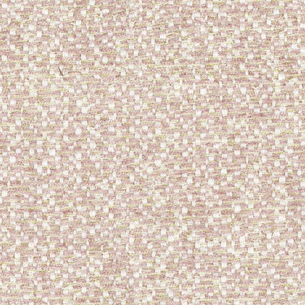 Close-up of a beige-blush woven upholstery fabric showing a textured basketweave with cream highlights; 70% polyester, 5% linen, 25% viscose, suitable for sofa upholstery.