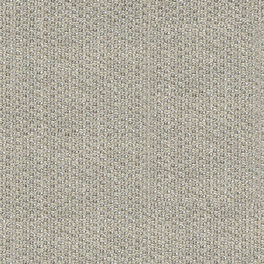 Close-up of cream 100% polyester upholstery fabric with a tight, pebble-like woven texture, shown for sofa use and suited to contemporary neutral interiors.