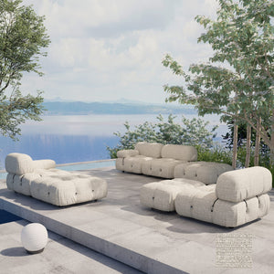 Canapé d'extérieur - Un hommage aux meubles Mario Bellini