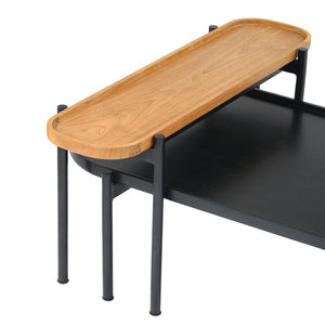 Fjord Twin Coffee Table in Black Mahogany