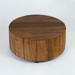 Mesa de centro de madera maciza Nyepi