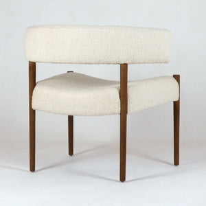 Ring Dining Chair with Alpaca Boucle - INTERIORTONIC