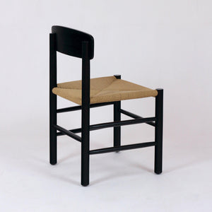 Solid Black Gracebay Danish Dining Chair - INTERIORTONIC
