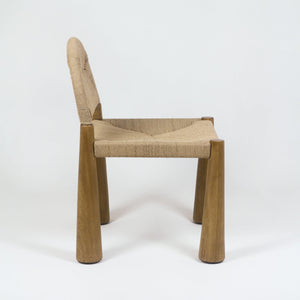 Pho Dining Chair in Teak and Seagrass - INTERIORTONIC
